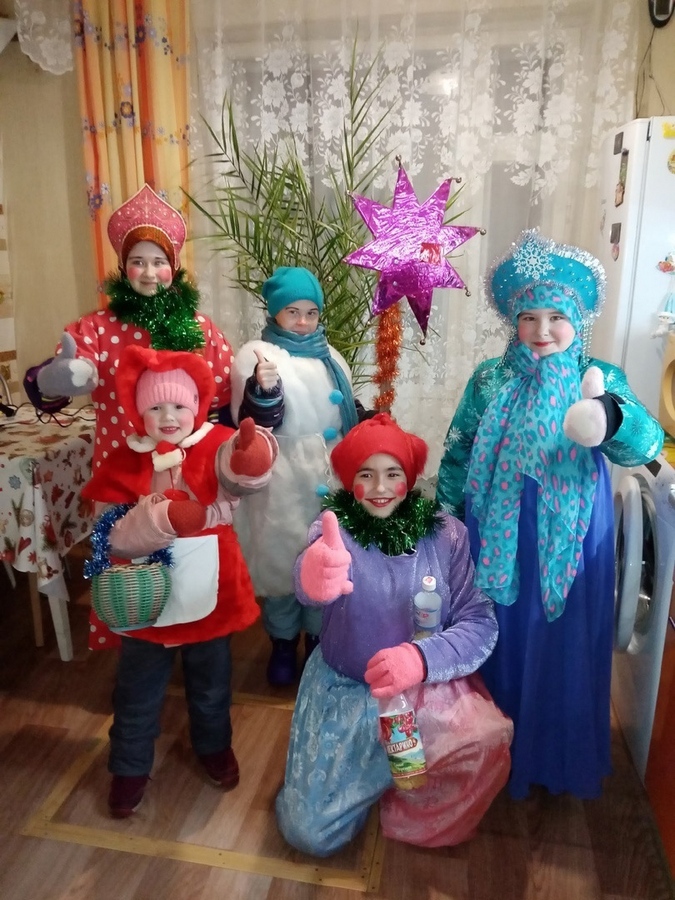 Вот так в Маховлянах колядуют юные Христославы!